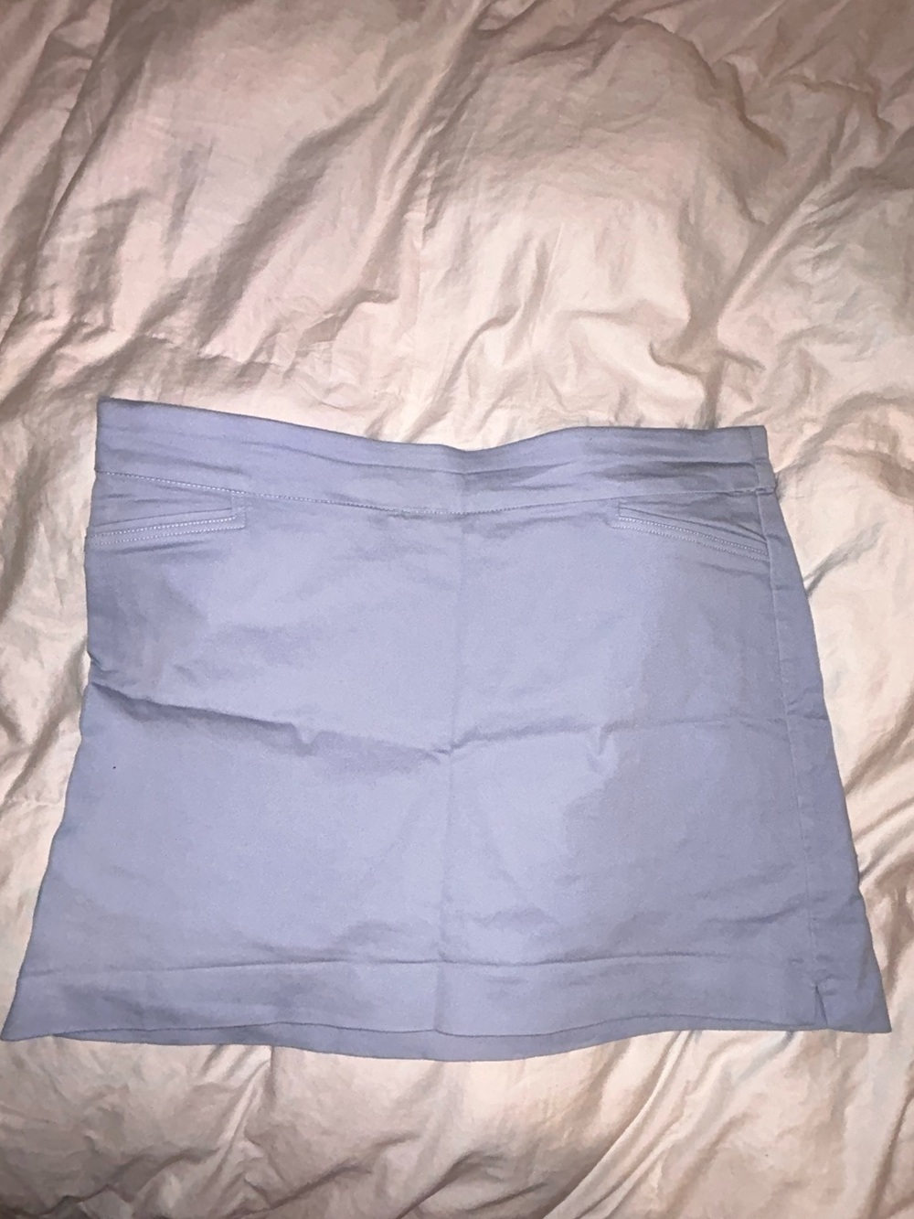 croft & barrow light blue skort